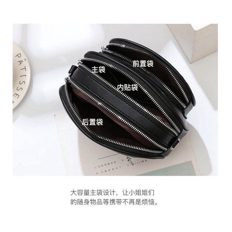 Túi WANG Nữ Đeo Cheo, Túi Nữ Trần Trám Dây Bản To A.T