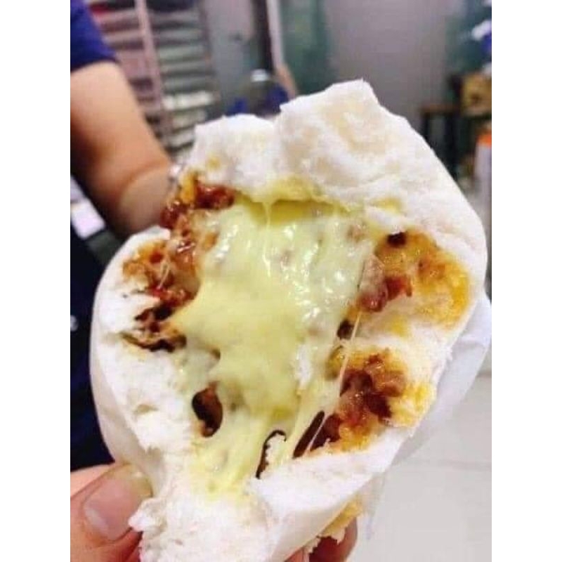 Bánh bao phô mai vị bò,gà,xúc xích - ship Hà Nội sỉ ib
