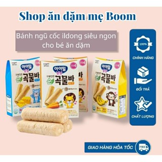 [Mẫu mới] Bánh cuộn kem ăn dặm dinh dưỡng Ildong Hàn Quốc cho bé