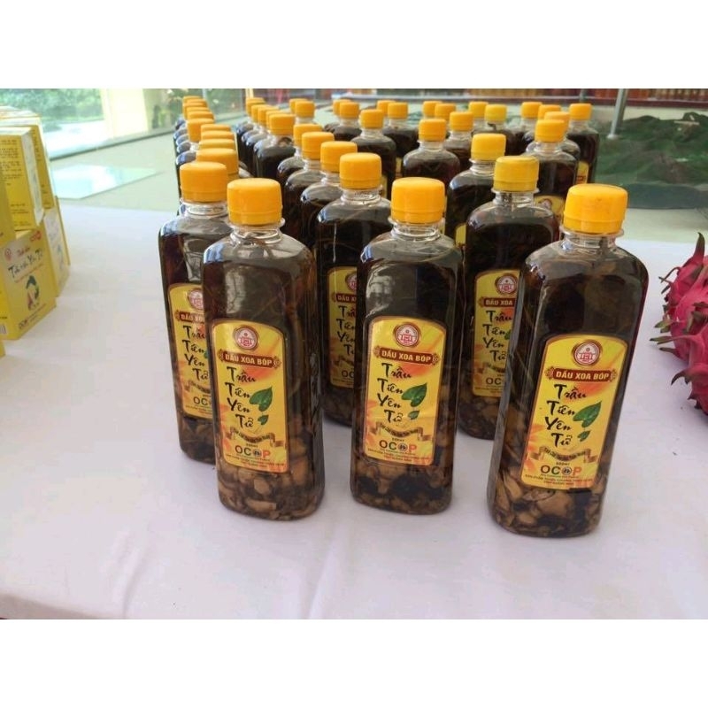 dầu xoa bóp trầu tiên yên tử(500ml đã gâm)