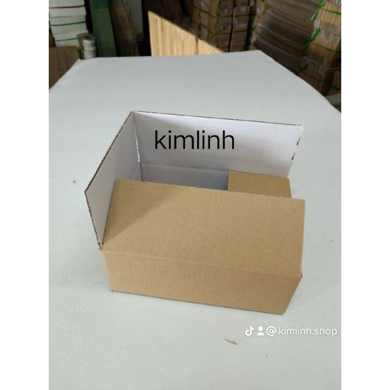 hộp carton size 16x12x6 ( 100 hộp mặt trọng trắng ngoài nâu)