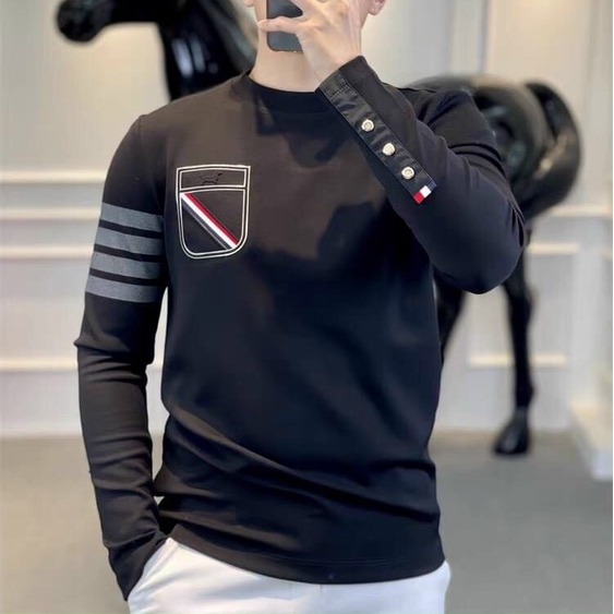 Áo thun tay dài nam, áo thu đông dài tay cotton co giãn thoáng mát Pn shop90 ms101