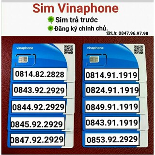 Sim vinaphone số đẹp - dạng abab
