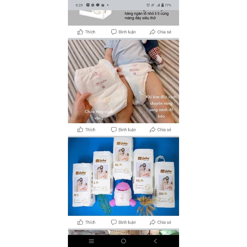 Bỉm nhật mijuku 50M+2M/ bao size dán L quần L,xl,2xl,3xl,4xl,5xl