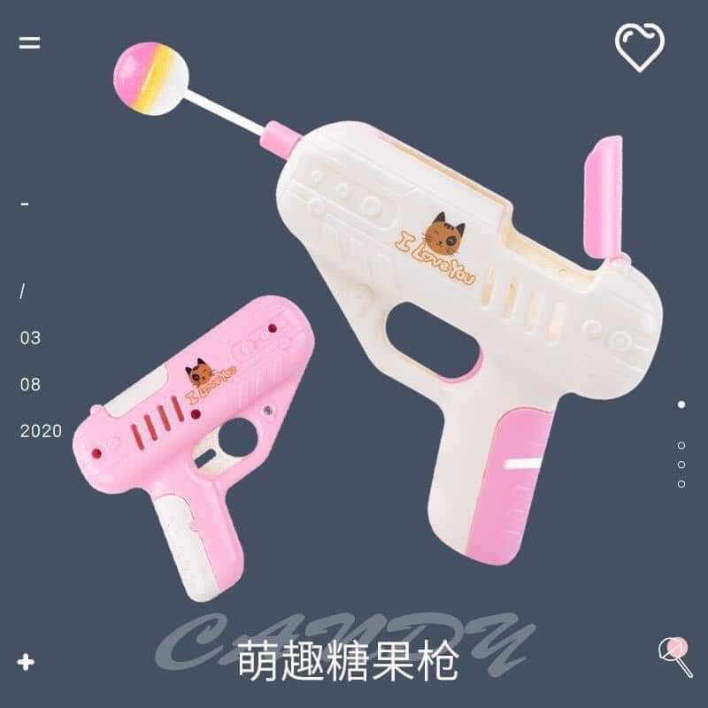 combo 3súng hot trend súng bắn kẹo mút .