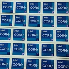 Tem Trang trí Core i7 Th11 , 12 Laptop ( màu trắng xanh )