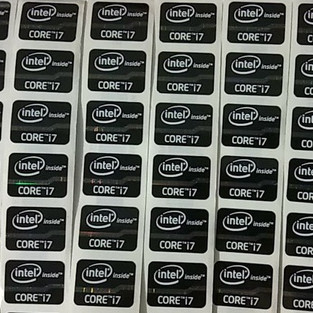 Tem Trang Trí Core i7 TH 4 , 5 Laptop ( màu Đen )