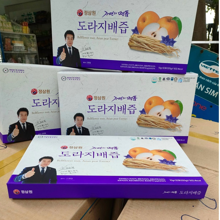 Bổ Phổi DOLAJI kết hợp Hồng Sâm-Lê HÀN QUỐC. Sản phẩm hỗ trợ hệ hô hấp hiệu quả
