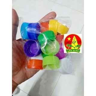 20 Nắp chai nhựa nhiều màu có bán riêng 1 màu | Làm đồ handmade diy