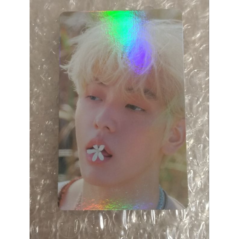 Thẻ ảnh photocard weverse global soobin txt ngậm hoa hot hit chính hãng ko df