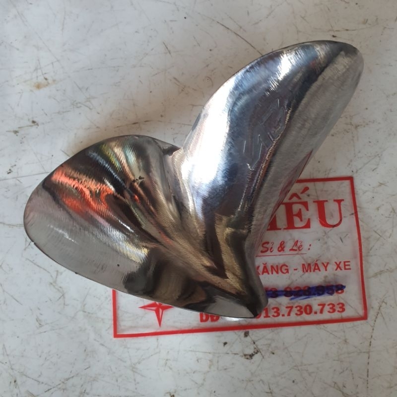 chân vịt inox 2 cánh thái máy xe yanmar kubota 2t66 2t68 d6 s65 ts60 e6 máy trơn loại bóng gương cam kết như hình giá sỉ