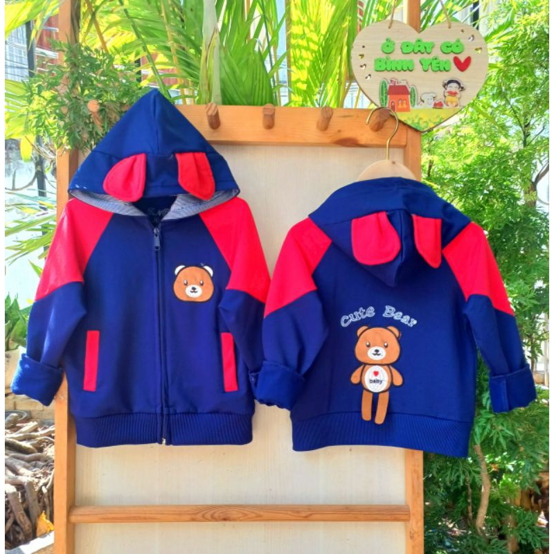 Áo khoác bé trai từ 13 đến 45kg