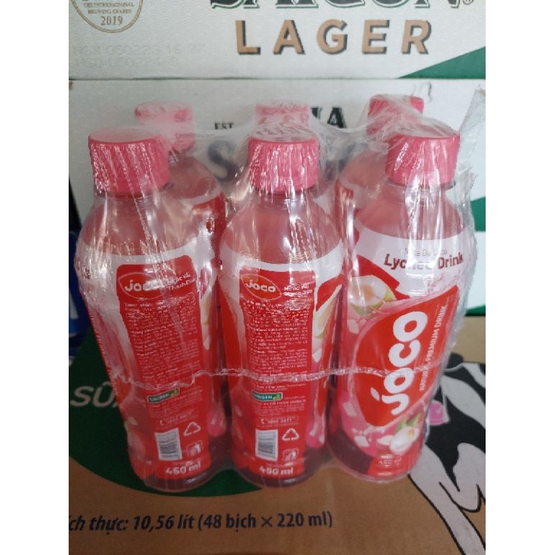 Nước Vải Thạch Dừa JoCo 450ml