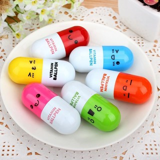 Bút bi viên thuốc mặt cười,,,