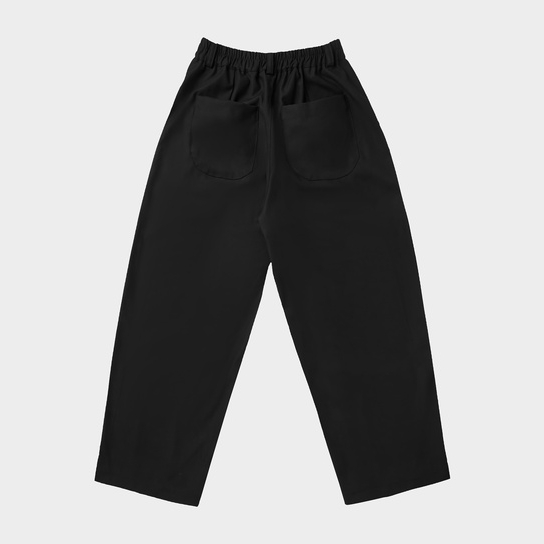 Quần tây ống rộng, form lửng, vải dày