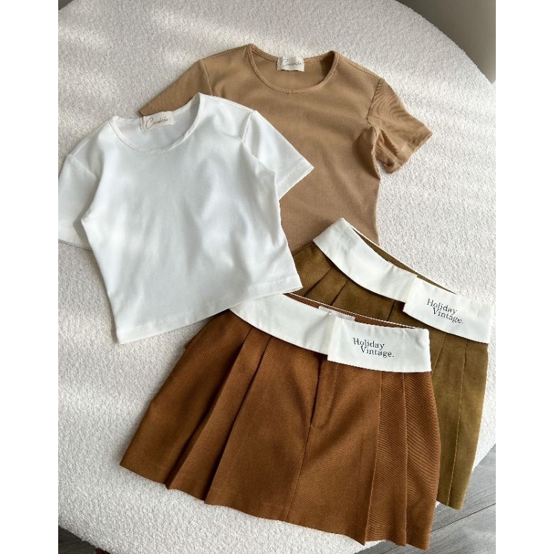 Chân váy phối lưng Cocobebe