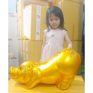 LỢN ĐẤT khổng lồ 60cm, HEO ĐẤT khổng lồ, lợn đất size to, lợn đất khủng, heo đất kích thước to 60cm