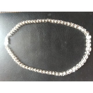 Vòng cổ pha lê cắt giác khóa Gsilver