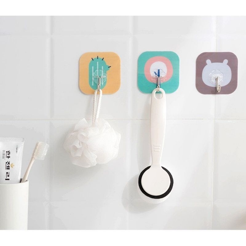 Móc dán tường 3D - móc dán tường siêu dính