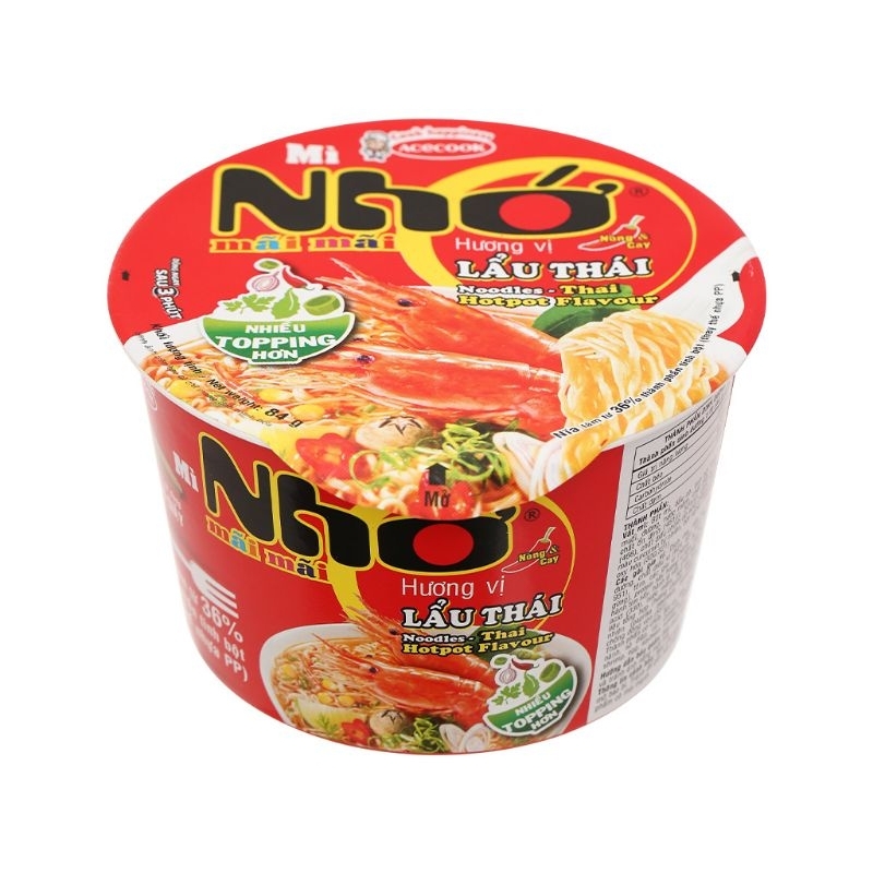 Mì ăn liền Nhớ Mãi mãi 12 tô x 84g
