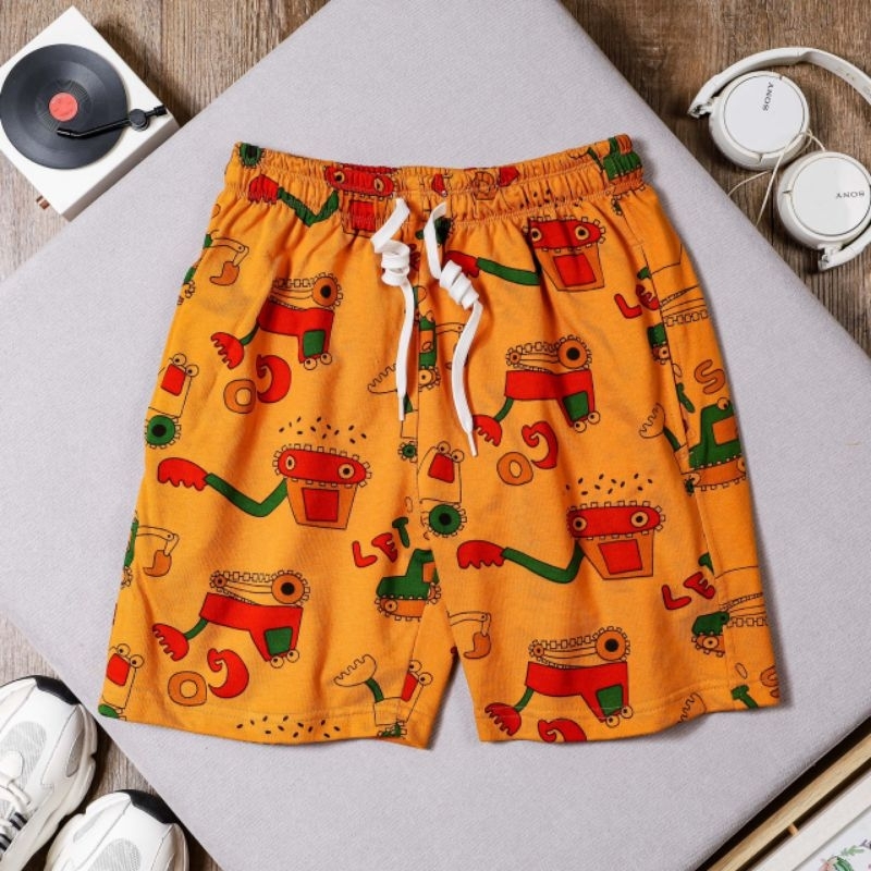 Quần short thun cotton da cá bé trai size đại 22-52kg lên chuyền từ vải dư