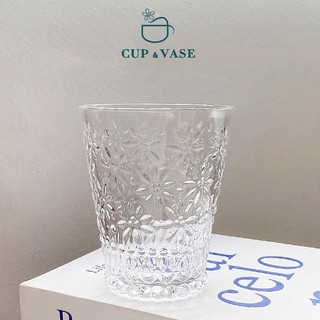 Ly Thủy Tinh Uống Nước CUP & VASE Phong Cách Vintage LY031