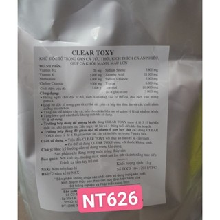 CLEAR TOXY - Giải độc gan cho Lươn, Cá, Ếch