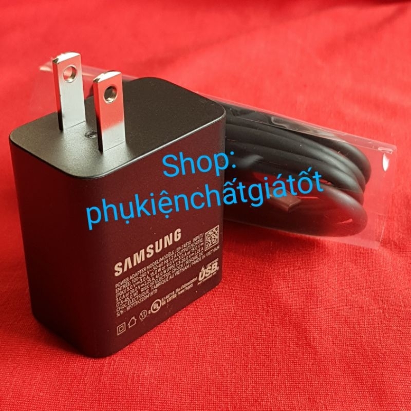 Bộ sạc siêu nhanh 2.0 45W Samsung S21Ultra, S22+, S22Ultra, S23+, S23Ultra, S24Ultra S24+, S25+ S25U