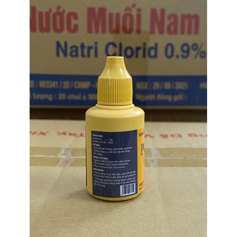 DUNG DỊCH SÁT TRÙNG DA POVIDONE IODINE 10%