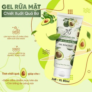 Sữa rửa mặt bơ Z9