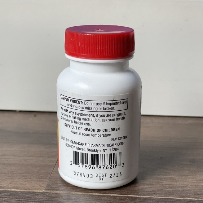 - Viên uống bổ sung vitamin D - Geri Care Vitamin D 25 mcg