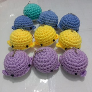 Móc khoá cá heo len handmade