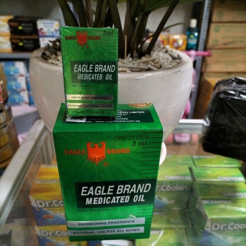Dầu xanh con ó Singapore 3ml ( chính hãng )