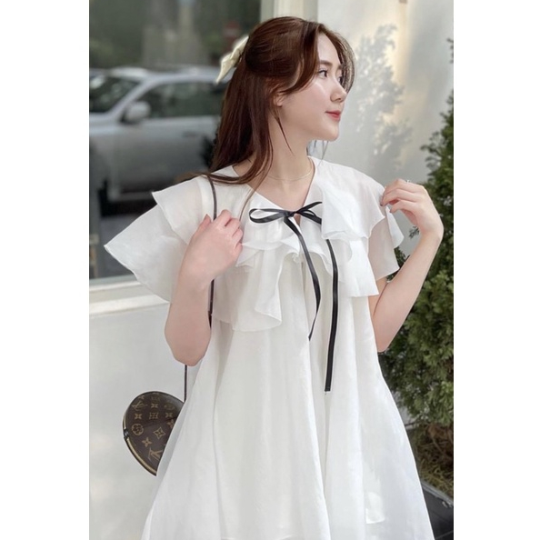 sơ mi voan bèo tầng siêu xinh_2309