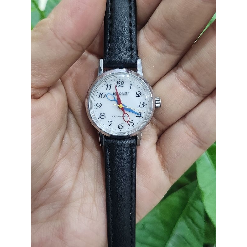 ĐỒNG HỒ SI CƠ LÊN DÂY CÓT DÂY DA DÀNH CHO NỮ - THƯƠNG HIỆU KRONE