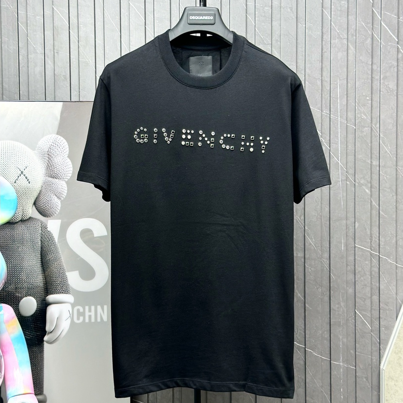 Áo T-shirt Givenchy logo đính hạt LA on web