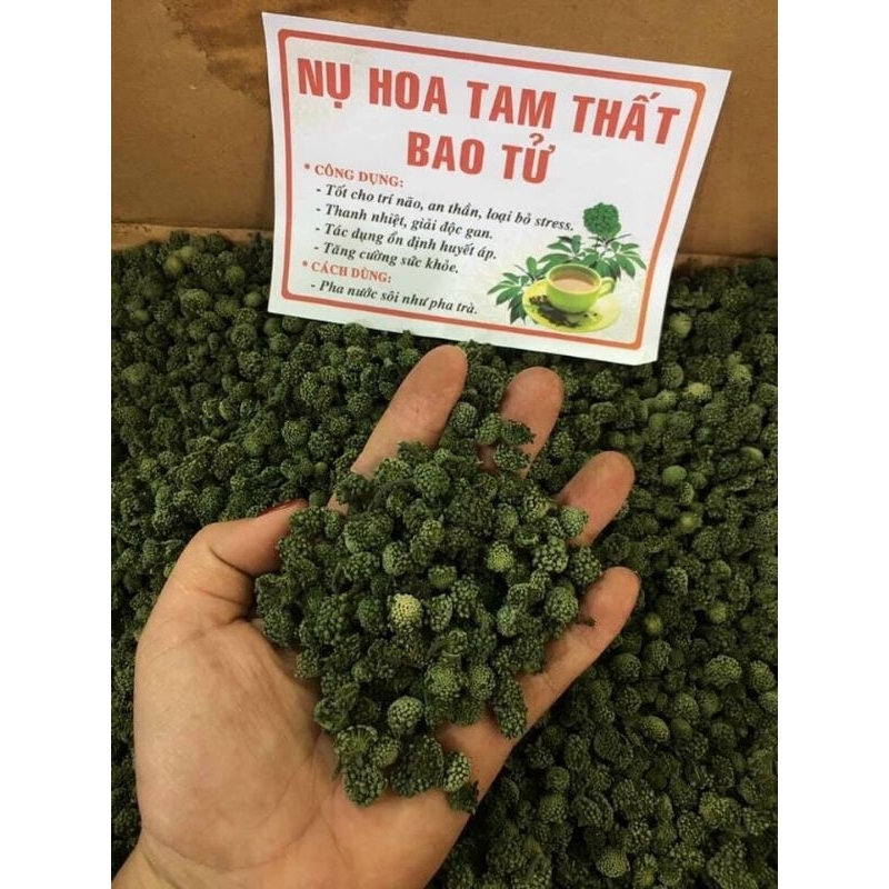 Nụ Hoa Tam Thất Hà Giang 1Kg nụ tam thất, khô hàng chuẩn