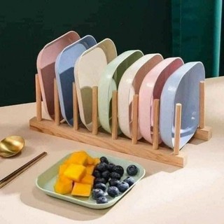 Set Dĩa Nhựa Lúa Mạch