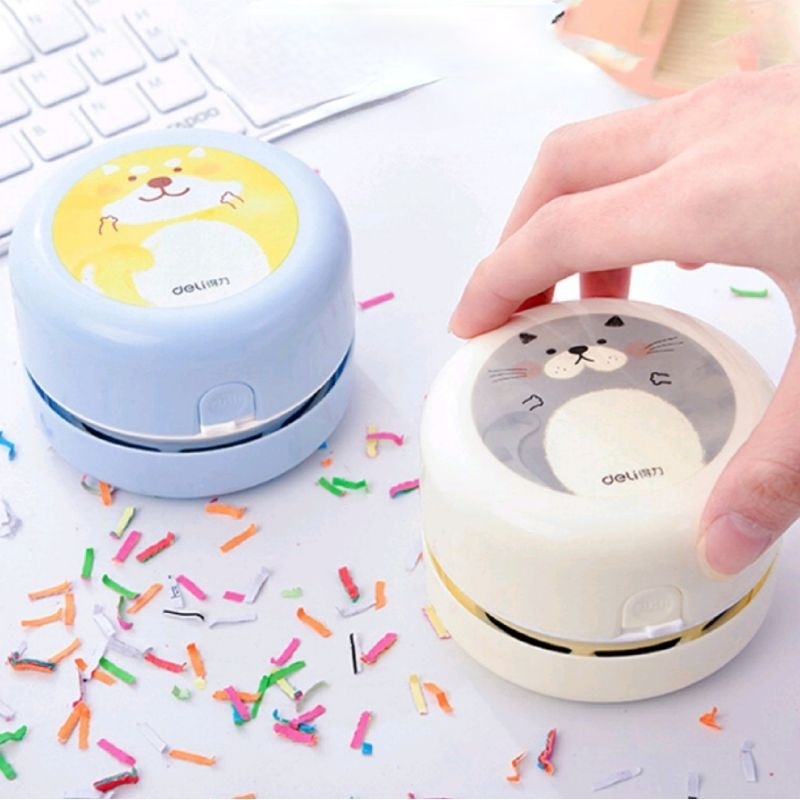 Máy hút bụi mini cầm tay tiện dụng Deli