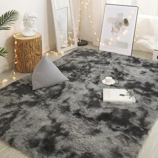 Thảm lông loang trải sàn trang trí phòng khách decor phòng ngủ 2023
