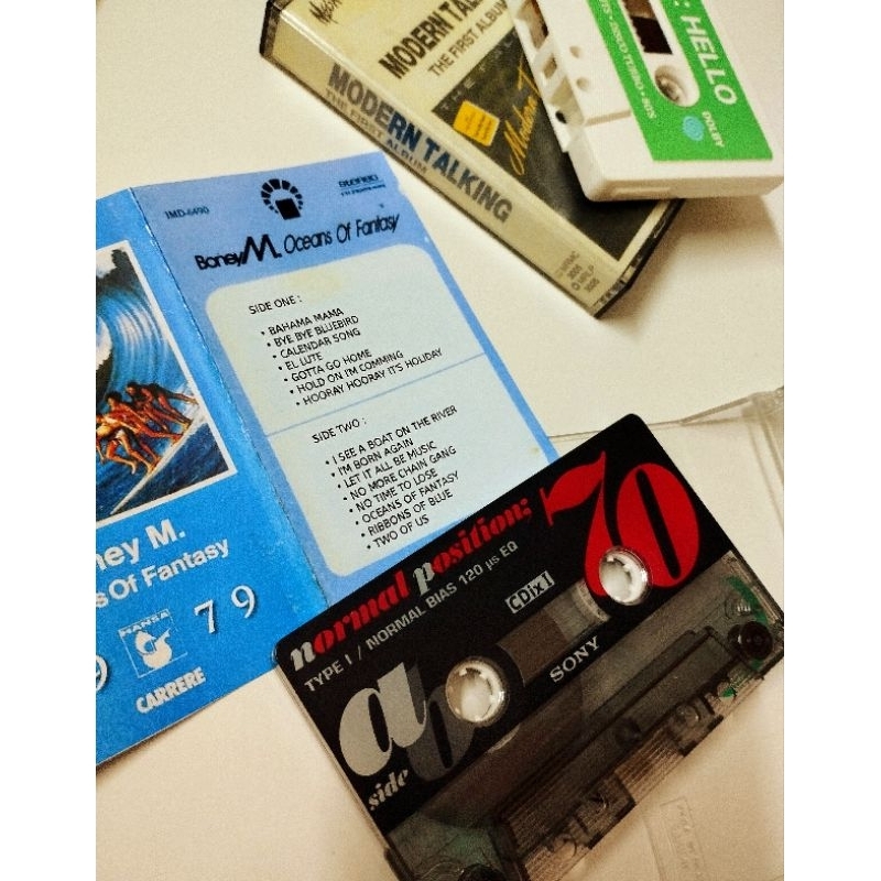 Bộ 3 băng cassette Disco thập niên 80 , 90 Type ll Chrome