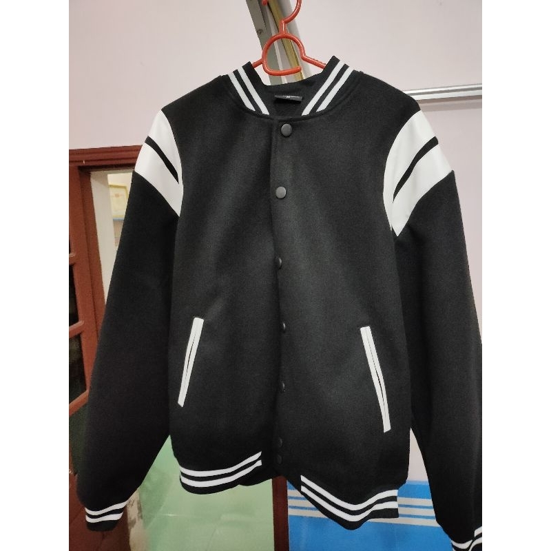 Áo Khoác Bomber Varsity Jacket The Bad God chính hãng [Second Hand 99%]