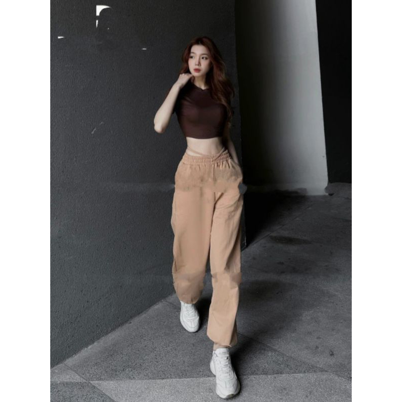 Set thể thao croptop phối màu cá tính ( kèm ảnh thật )