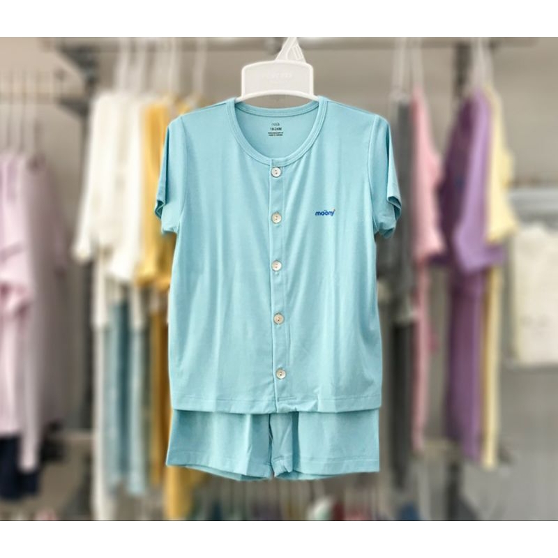 Bộ cộc petit NOUS moony cài cúc thẳng 3M-24M