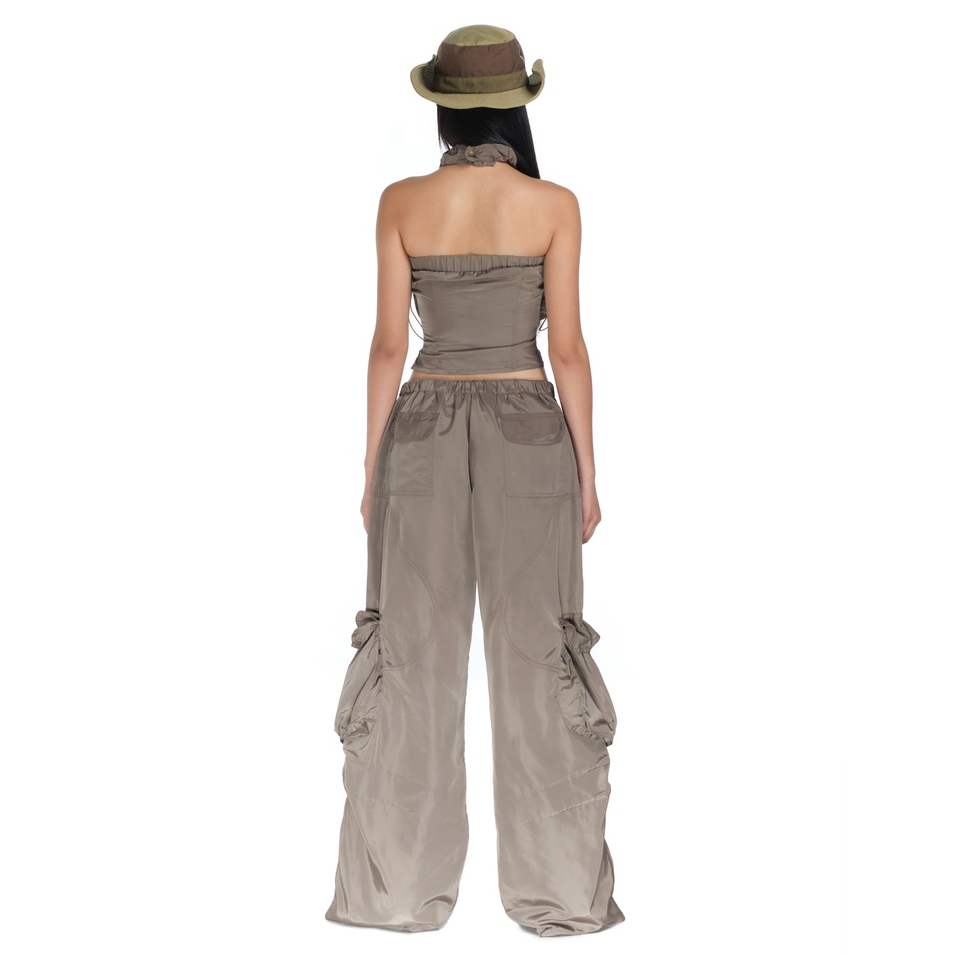 Áo dù nâu rêu HeartBurn