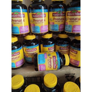 Date 2025- Viên uống vitamin cho bầu Nature made -Prenatal Multi+ DHA 150 viên