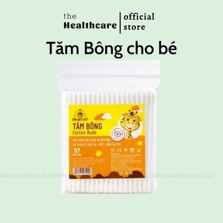 Tăm bông bạch tuyết cao cấp cho bé bịch 57 que