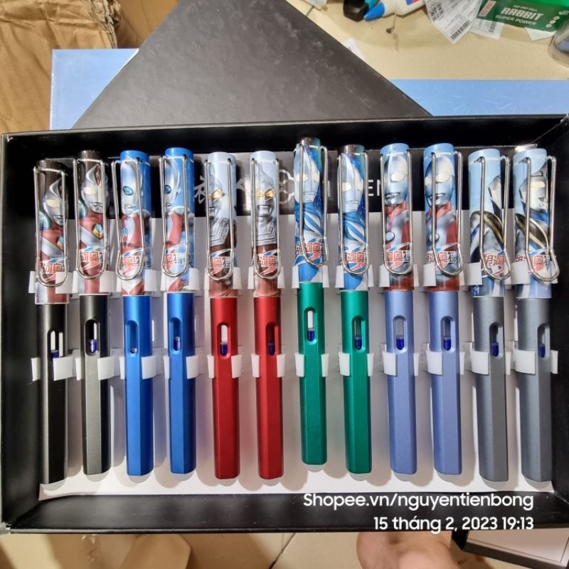 Sỉ 12cây bút máy tẩy được_bút máy xóa được