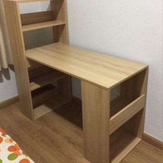 Bàn làm việc loại TO  học tập, bàn máy tính văn phòng thiết kế hiện đại, trẻ trung kèm giá sách 2023