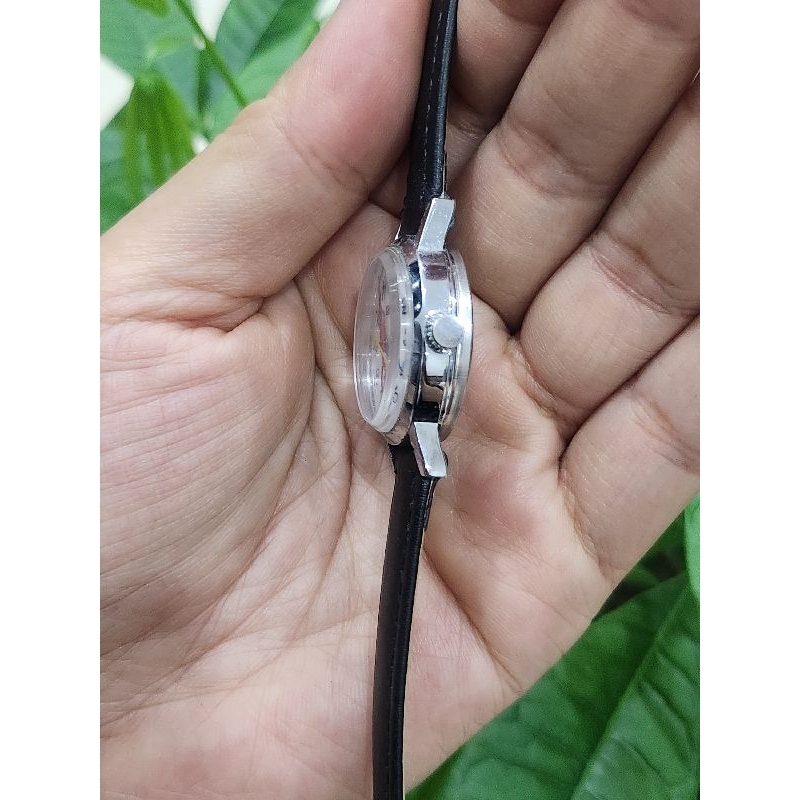 ĐỒNG HỒ SI CƠ LÊN DÂY CÓT DÂY DA DÀNH CHO NỮ - THƯƠNG HIỆU KRONE